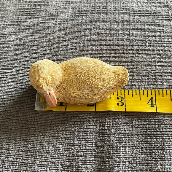 Vintage Sandra Brue Sandicast Sleeping Duck Duckling Figurine - Picture 9 of 10